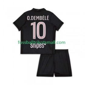 Fußballtrikots Paris Saint-Germain Ousmane Dembele 10 Kinder 2025-2026 Kurzarm Fourth trikot kaufen